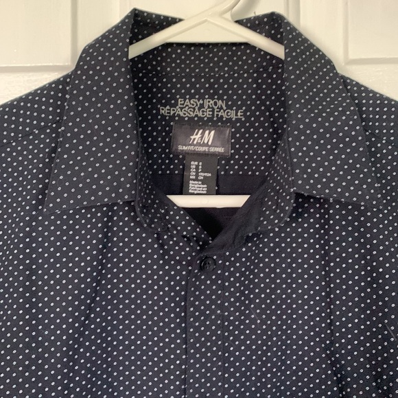 Mens Black Button Down - Picture 3 of 3